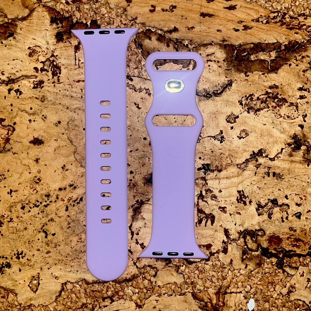 Purple Apple Watch wristband